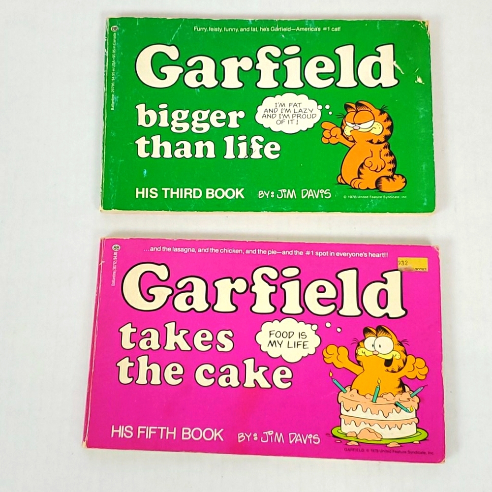 Garfield Bundle 2 books vintage